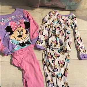 minnie mouse toddler pajamas